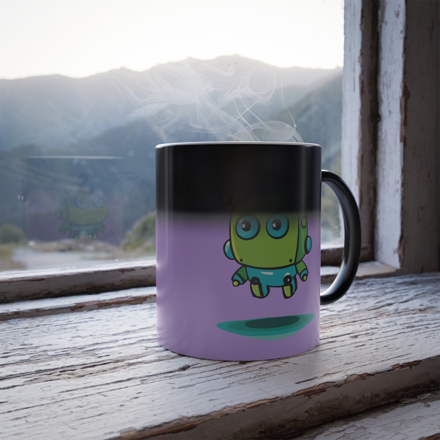 Little Robot Color Morphing Mug, 11oz