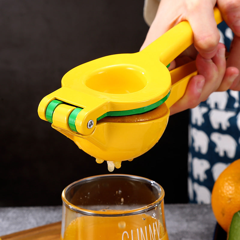 Metal 2-in-1 Lemon Squeezer - Sturdy Max Extraction Hand Juicer Lemon Squeezer