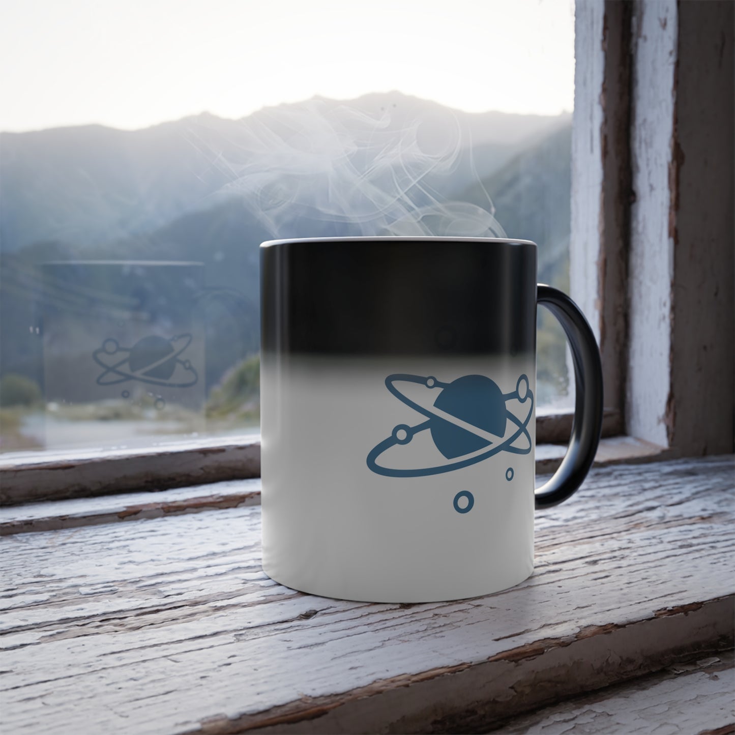 Super Kid Universe-Planet Color Morphing Mug, 11oz