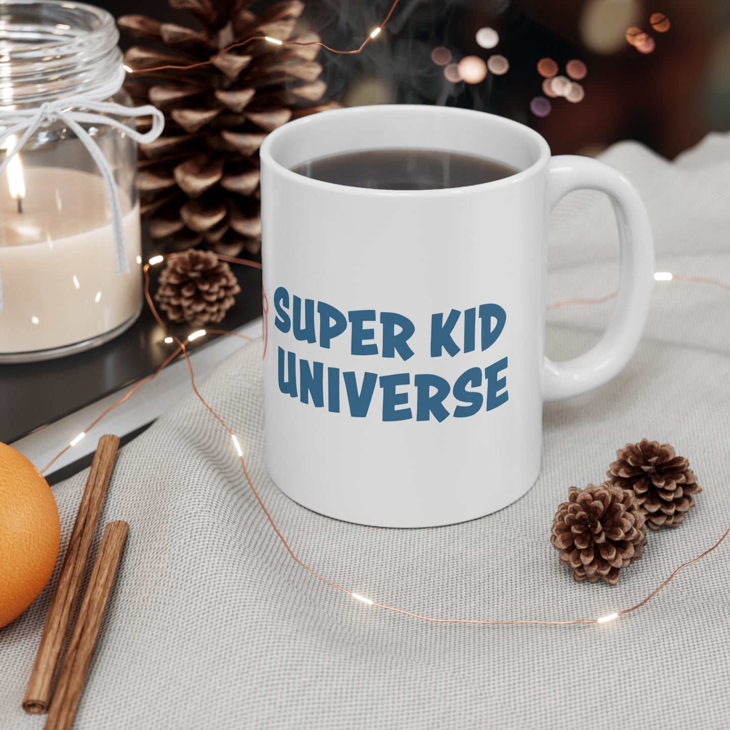 Super Kid Universe-Atoms Ceramic Mug 11oz